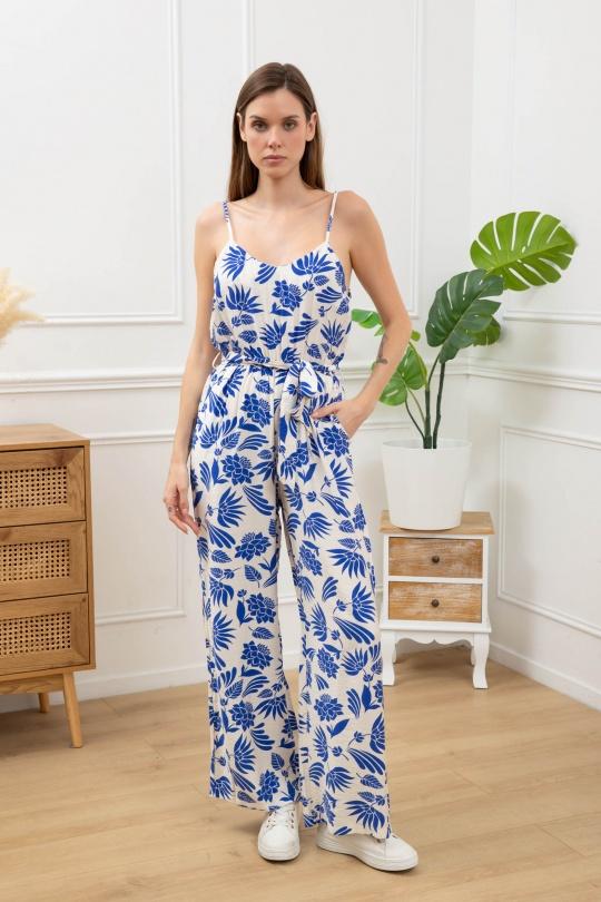 Combinaisons Femme Bleu royal GRACIELA SL9118 Efashion Paris