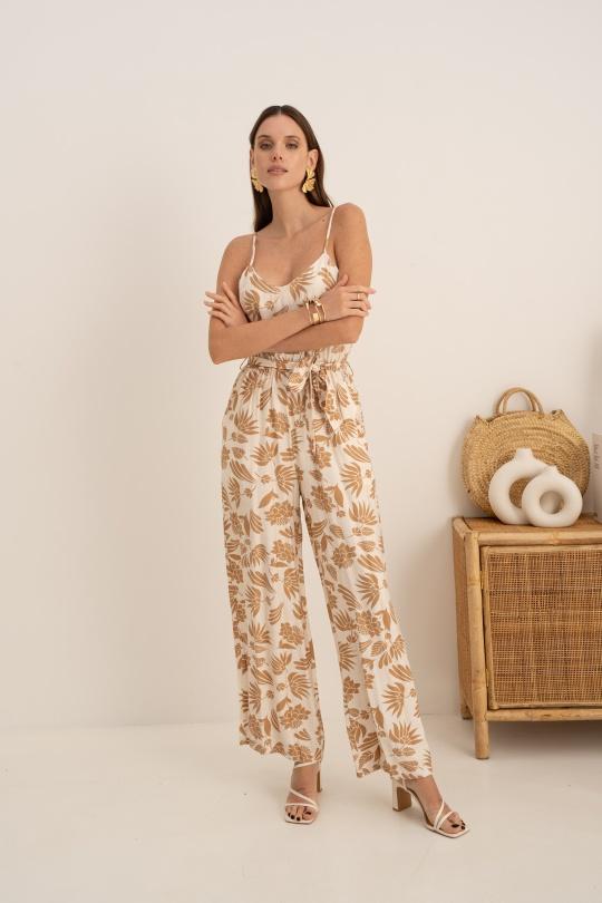 Monos Mujer Camel GRACIELA SL9118 Efashion Paris