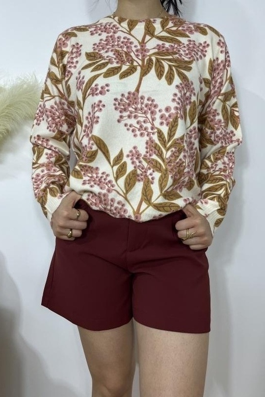 Pulls Femme Imprimé GRACIELA PU6373 Efashion Paris