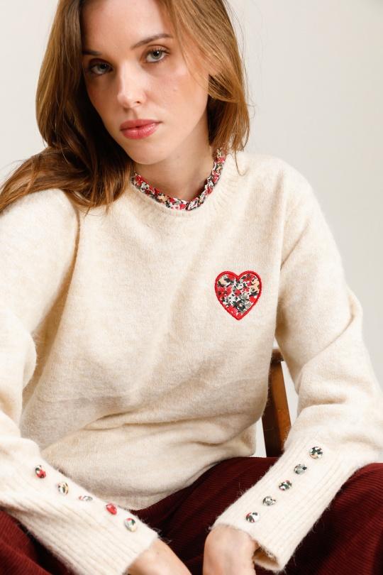 Jumpers Women Beige GRACIELA PU6340 Efashion Paris