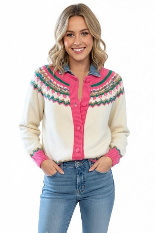 Cardigan Donna Black GRACIELA GSC087 Efashion Paris