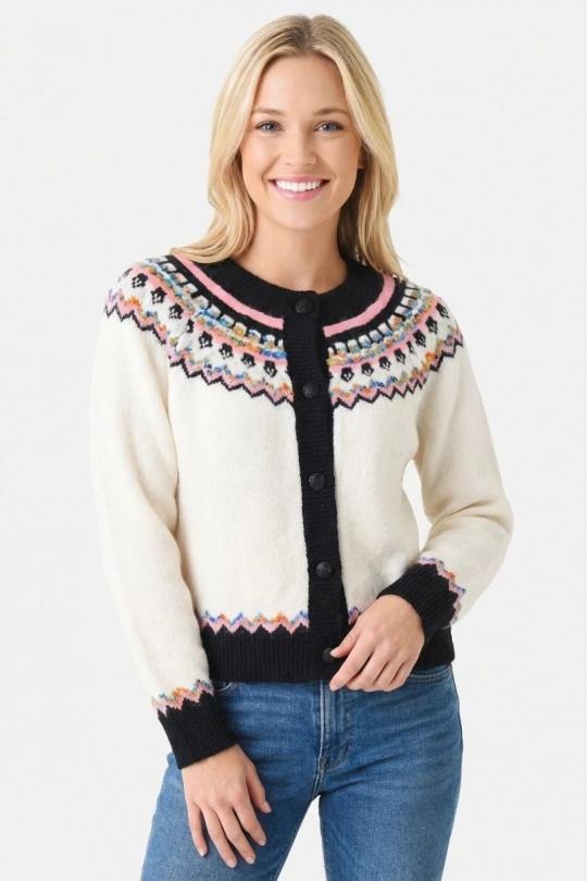 Cardigan Donna Black GRACIELA GSC087 Efashion Paris