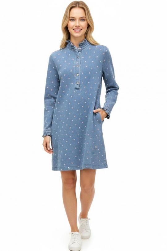 Robes courtes Femme Bleu ciel GRACIELA CH03538 Efashion Paris