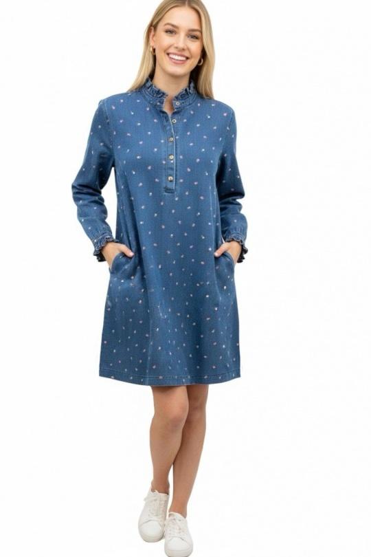 Robes courtes Femme Bleu ciel GRACIELA CH03538 Efashion Paris