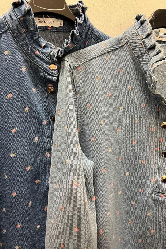 Robes courtes Femme Bleu ciel GRACIELA CH03538 Efashion Paris