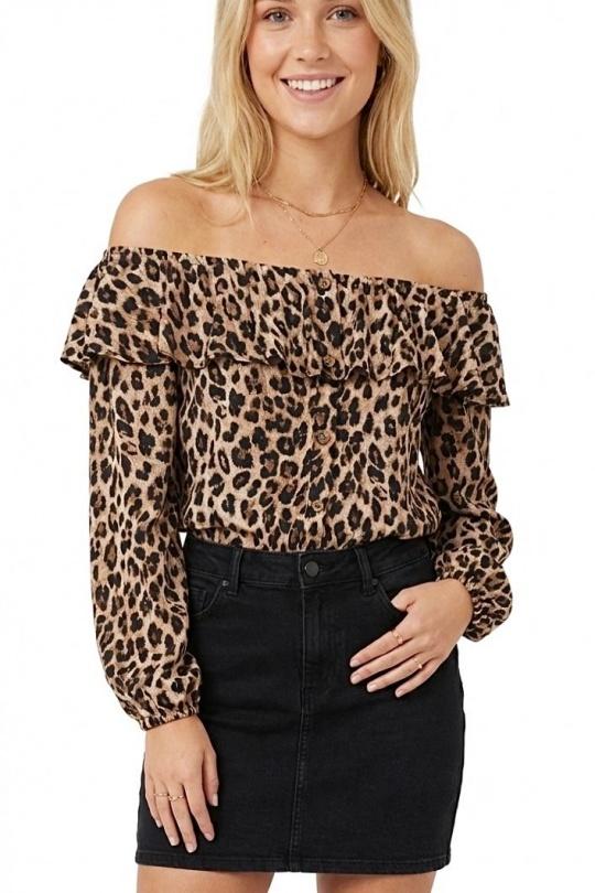Tops Femme Leopard GRACIELA CH03172 Efashion Paris