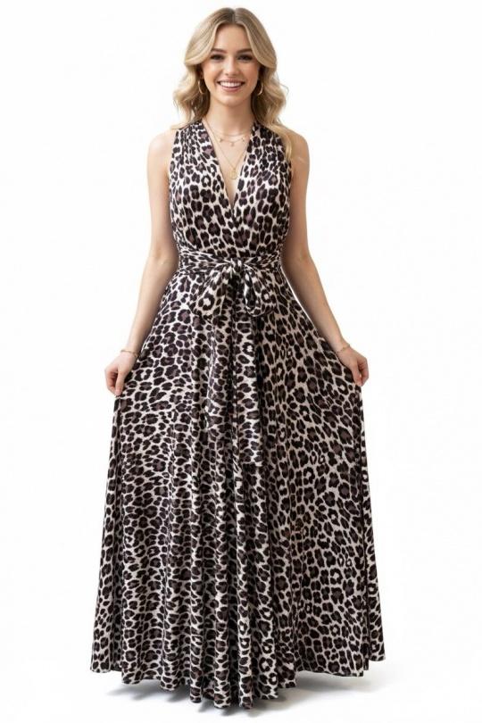 Robes longues Femme Leopard GRACIELA 53571LP Efashion Paris