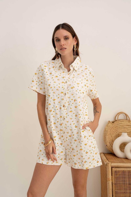 Monos Mujer White GRACIELA CB9971B Efashion Paris