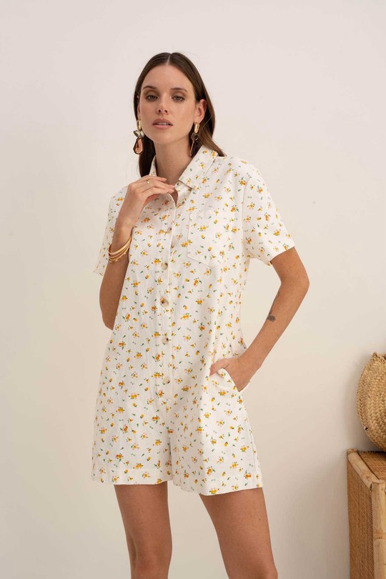 Monos Mujer White GRACIELA CB9971B Efashion Paris