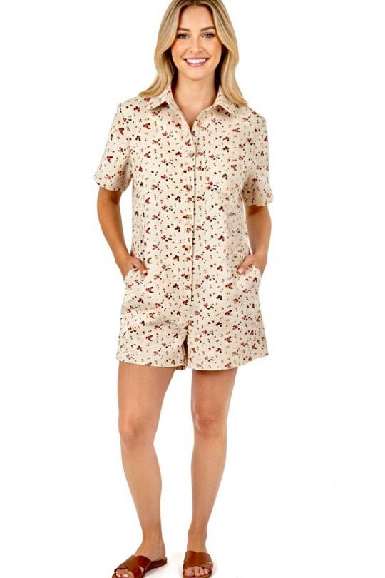 Monos Mujer Beige GRACIELA CB9971A Efashion Paris