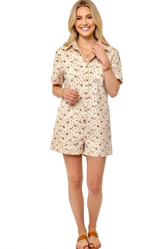 Monos Mujer Beige GRACIELA CB9971A Efashion Paris