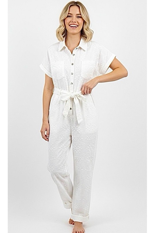 Jumpsuits Women White GRACIELA CB9966 Efashion Paris