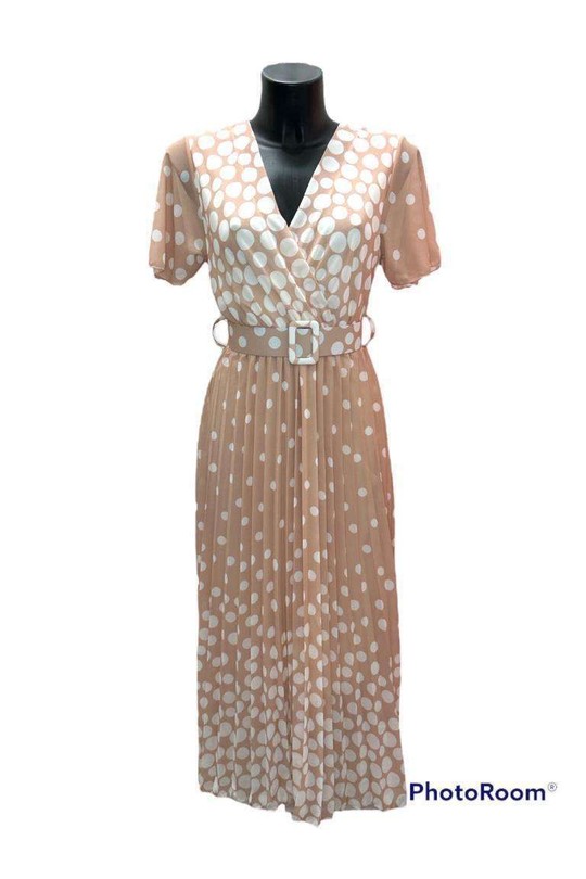 Robes mi-longues Femme Orange GRACIELA 11331a Efashion Paris