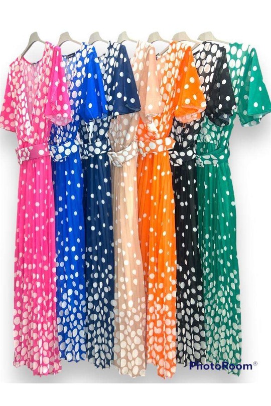 Robes mi-longues Femme Orange GRACIELA 11331a Efashion Paris