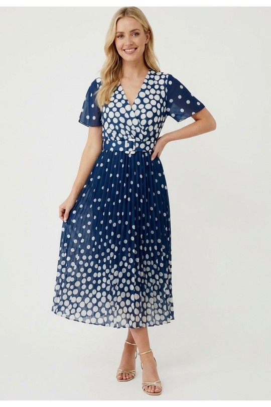 Robes mi-longues Femme Orange GRACIELA 11331a Efashion Paris