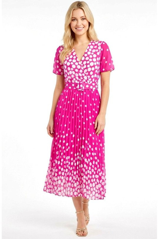 Robes mi-longues Femme Orange GRACIELA 11331a Efashion Paris