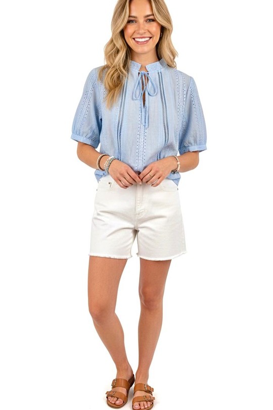 Blouses Femme Rose GRACIELA BL302 Efashion Paris