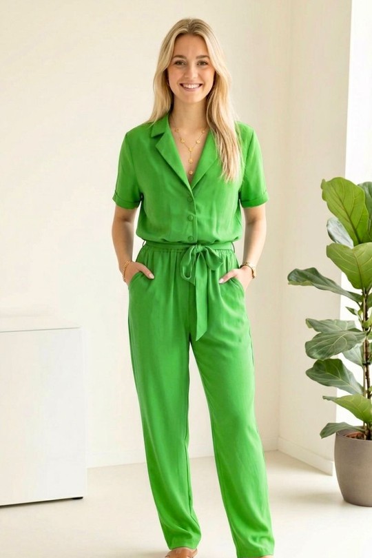 Combinaisons Femme Vert GRACIELA 9209CB Efashion Paris