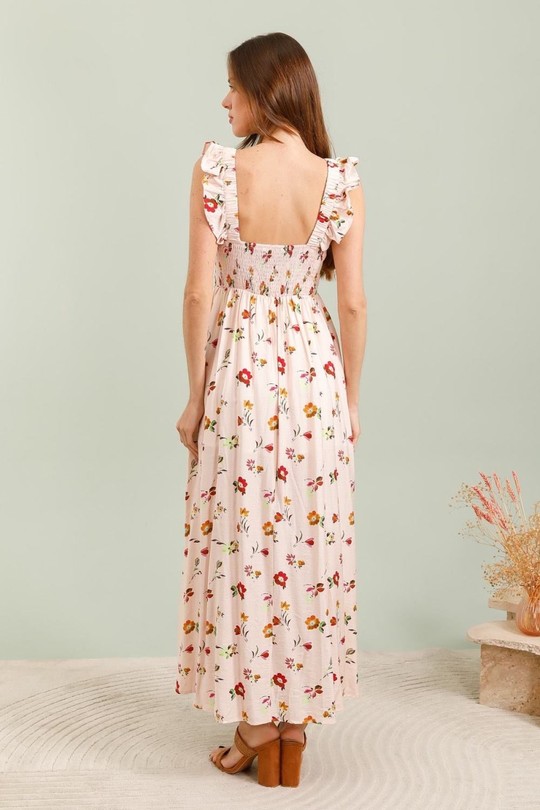 Robes longues Femme Rose GRACIELA RB9024 Efashion Paris