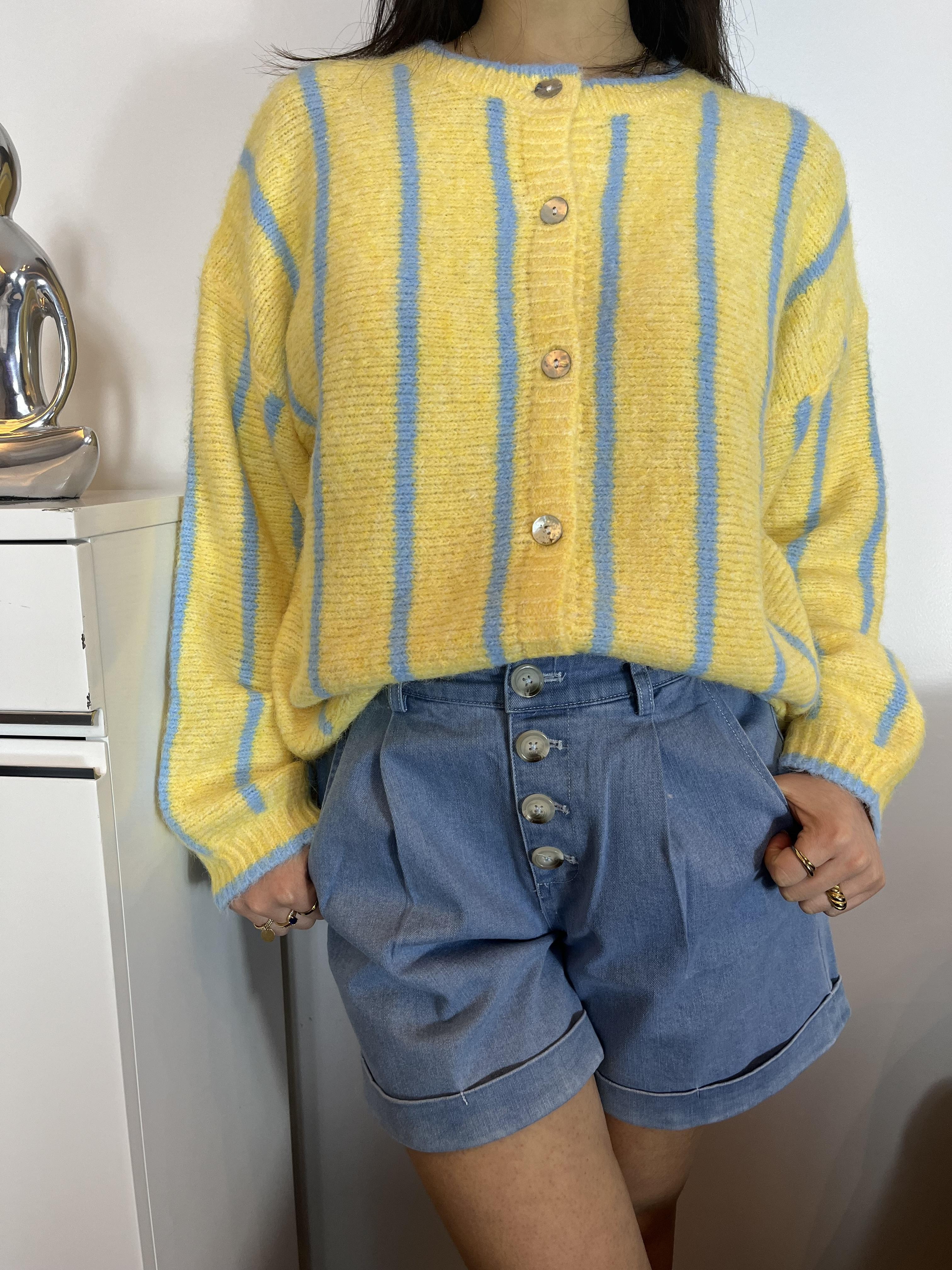 Cardigans Women Yellow GRACIELA G8172 #c Efashion Paris