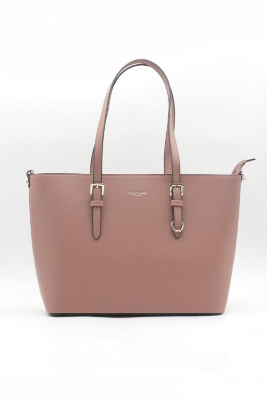 Cabas Maroquinerie Vieux rose NANUCCI 9126 Efashion Paris