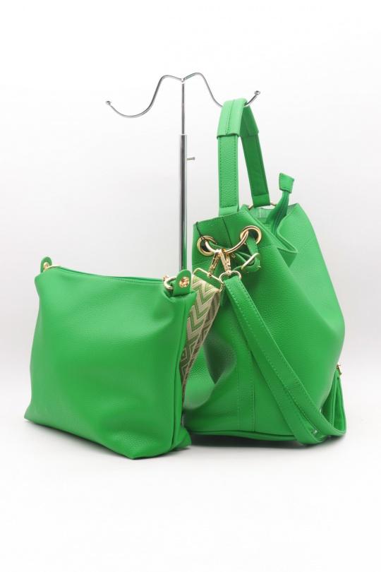 Sacs à main Maroquinerie Vert pomme NANUCCI 6966 Efashion Paris