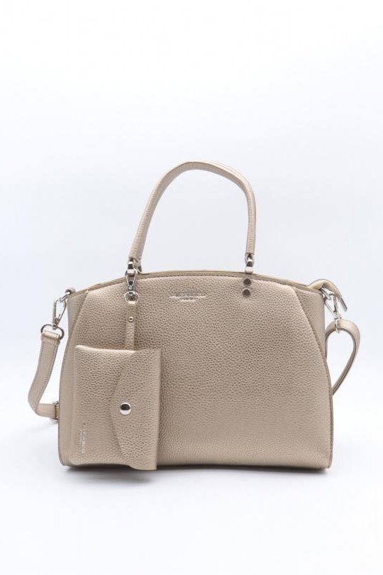 Sacs à main Maroquinerie Taupe métallisé NANUCCI 8524 Efashion Paris