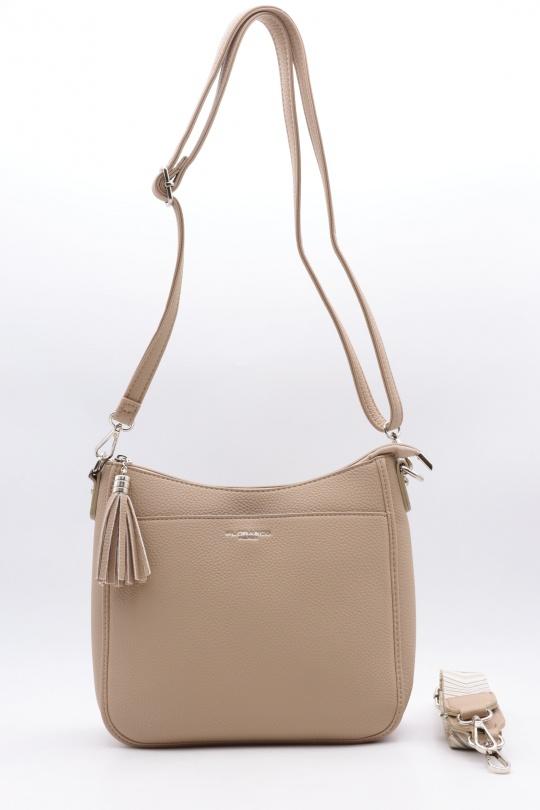 Sacs à bandoulière Maroquinerie Beige NANUCCI 8575 Efashion Paris