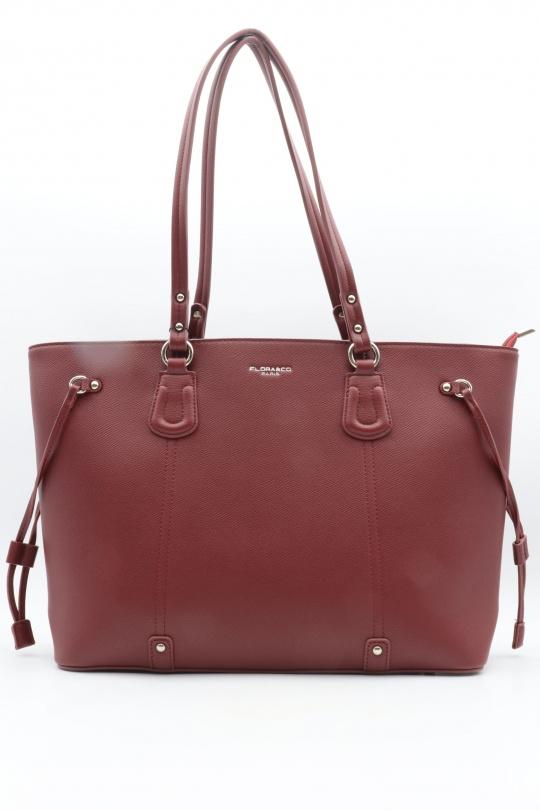Cabas Maroquinerie Bordeaux NANUCCI 8595 Efashion Paris