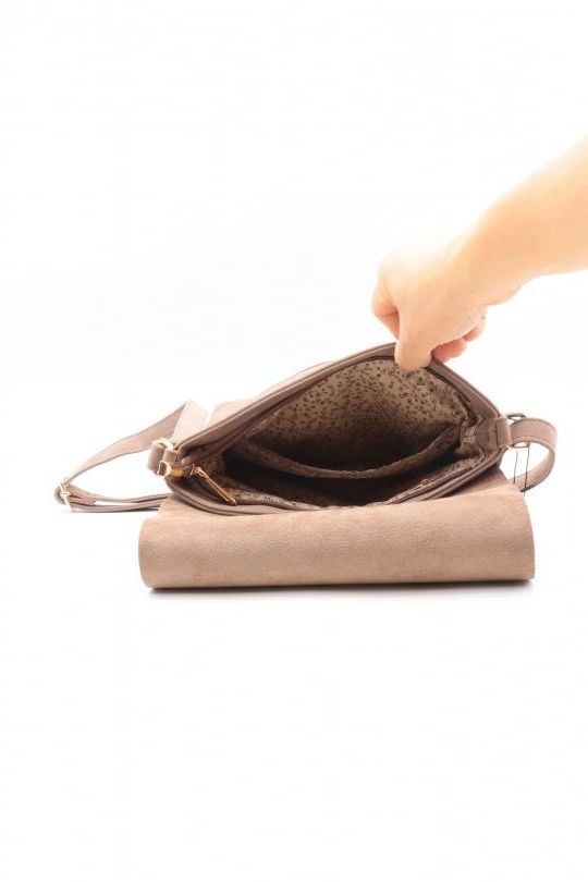 Sacs à bandoulière Maroquinerie Taupe NANUCCI 7571 Efashion Paris