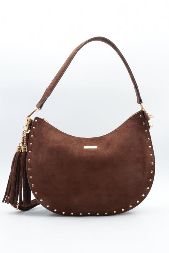 Sacs à main Maroquinerie Chocolat NANUCCI 7599 Efashion Paris