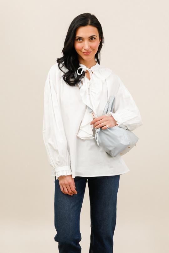 Sacs à main Maroquinerie Bleu clair NANUCCI 9909 Efashion Paris