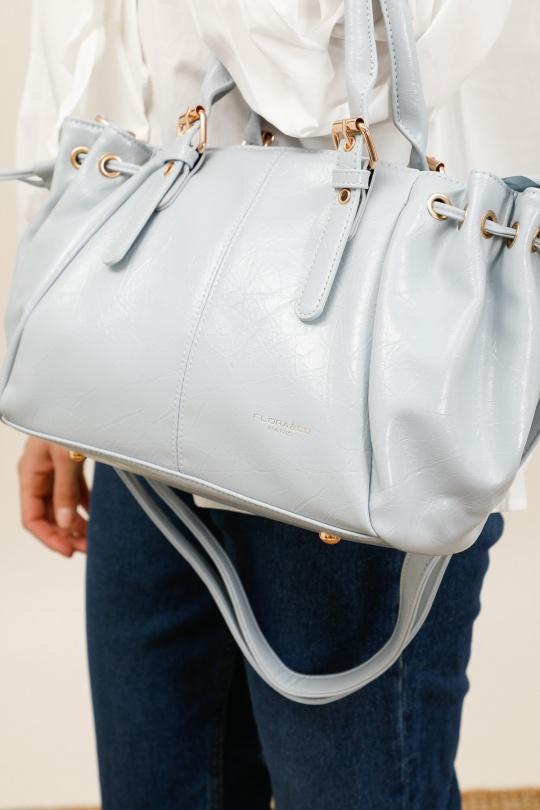 Sacs à main Maroquinerie Bleu clair NANUCCI 9909 Efashion Paris