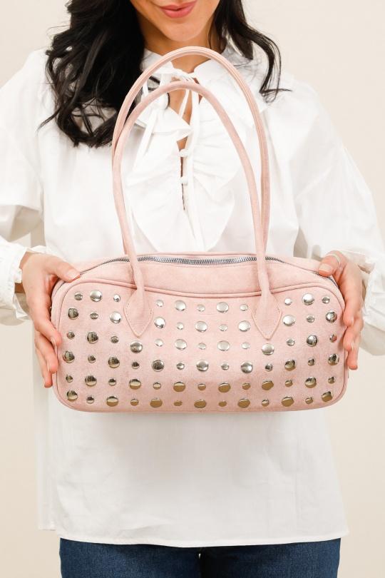 Sacs à main Maroquinerie Rose NANUCCI 9927 Efashion Paris