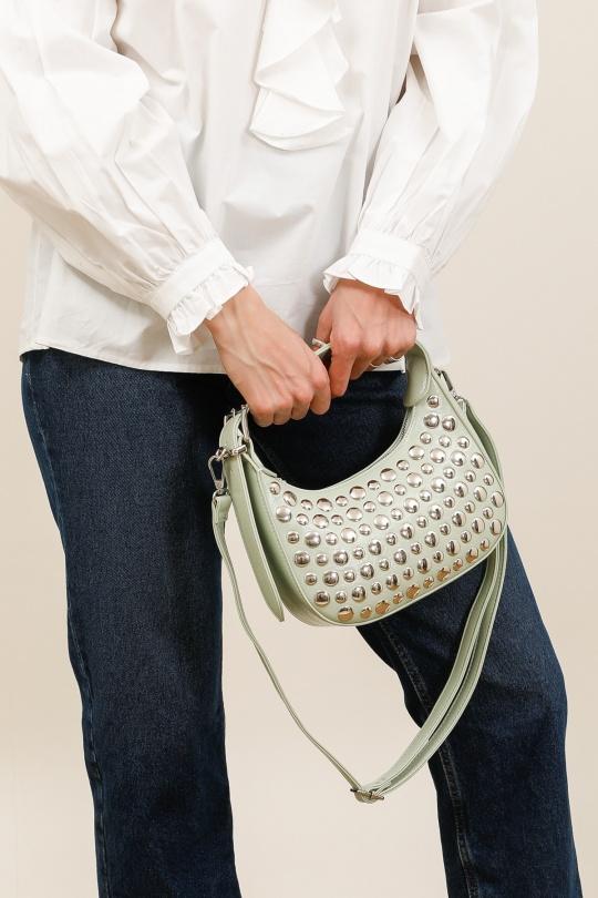 Handbags Bags Light green NANUCCI 9921 Efashion Paris