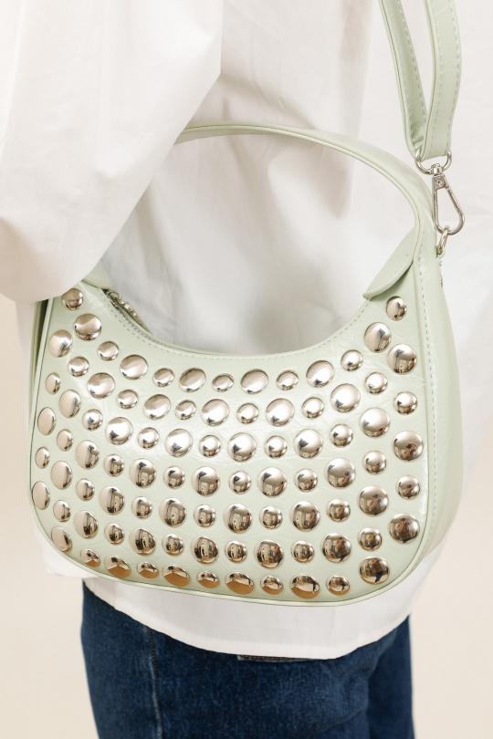 Handbags Bags Light green NANUCCI 9921 Efashion Paris