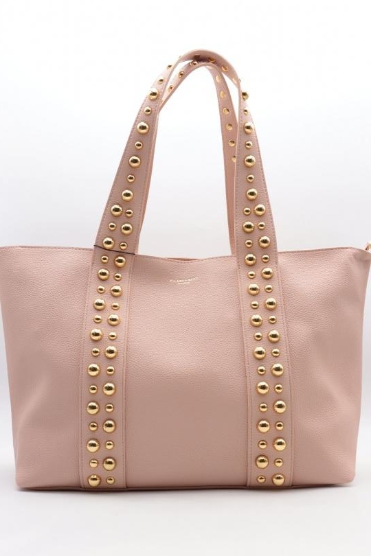 Cabas Maroquinerie Rose NANUCCI 9933 Efashion Paris
