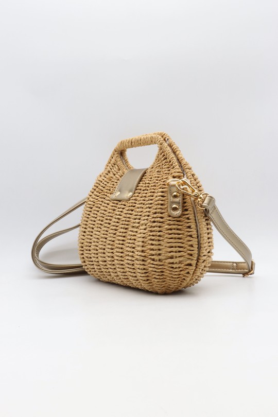 Sacs à main Maroquinerie Taupe métallisé NANUCCI 1093 Efashion Paris