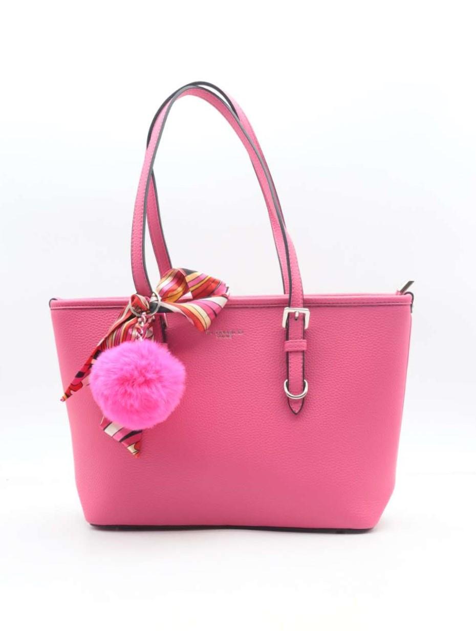 Cabas Maroquinerie FUCHSIA NANUCCI 2531 #c Efashion Paris