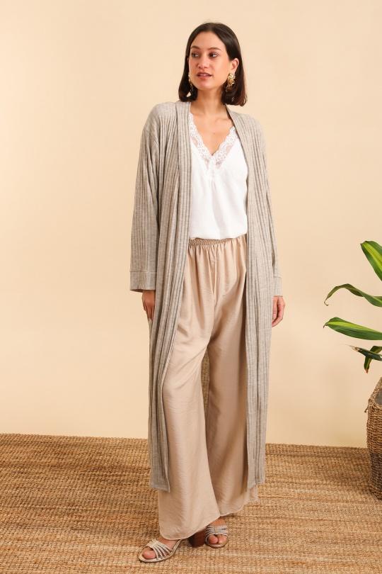 Cardigan Donna Beige EMMA DORE 97979 Efashion Paris