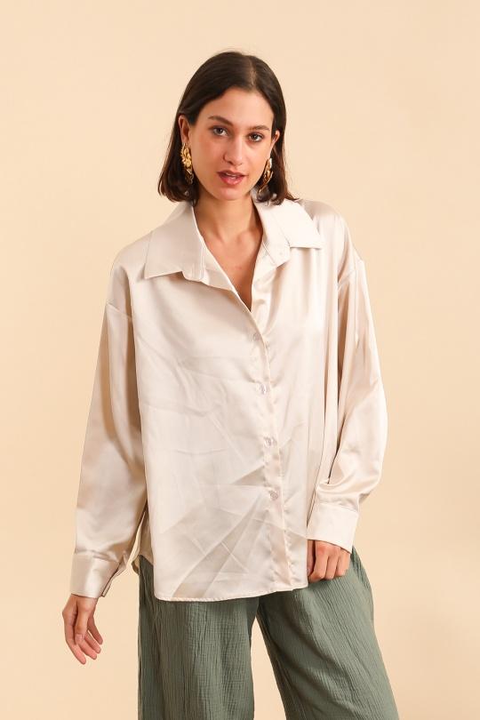 Camicie Donna Beige EMMA DORE 3054 Efashion Paris