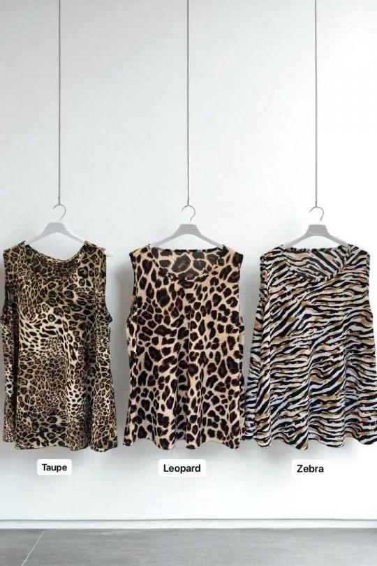Tops Femme Leopard EMMA DORE 736 Efashion Paris