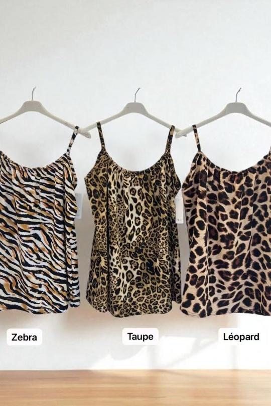 Débardeurs Femme Leopard EMMA DORE 739 Efashion Paris