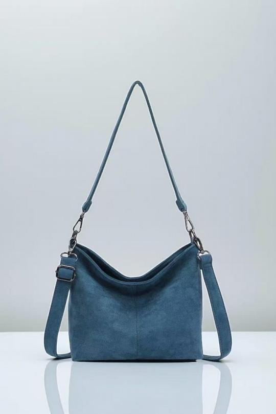 Handbags Bags Peacock blue EMMA DORE L-65201-30 Efashion Paris