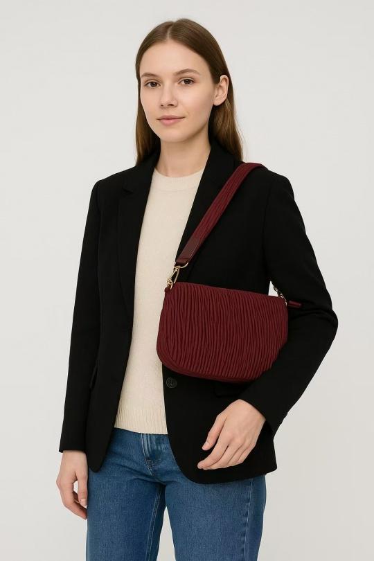Sacs à main Maroquinerie Bordeaux EMMA DORE H3602 Efashion Paris