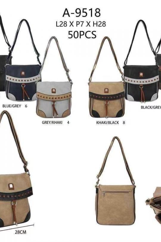 Shoulder bags Bags Khaki EMMA DORE A-9518 Efashion Paris