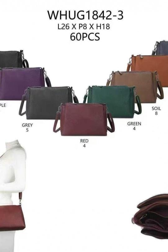 Shoulder bags Bags Black EMMA DORE 1842-3 Efashion Paris