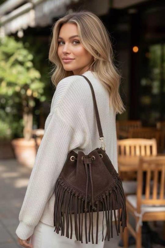 Shoulder bags Bags Brown EMMA DORE A06 Efashion Paris