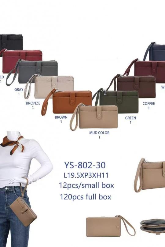 Petite maroquinerie Maroquinerie Couleurs mélangées EMMA DORE YS-802-30 Efashion Paris