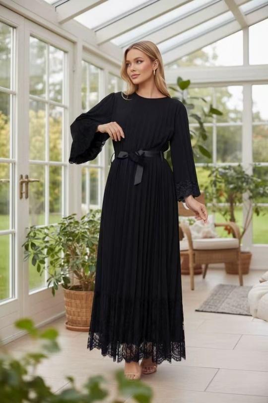 Robes longues Femme Noir EMMA DORE 39415 Efashion Paris